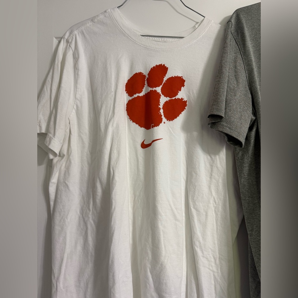 Clemson Nike Men's Tees - White, Gray, Orange XL - Picture 2 of 7